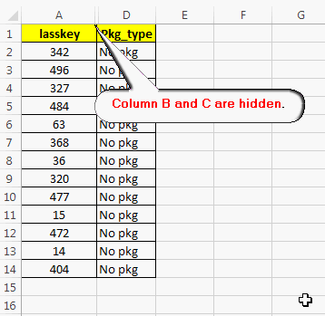 How to Unhide Columns in Excel