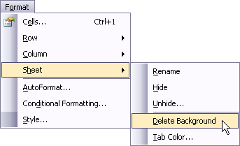 Delete-background-Excel-2003