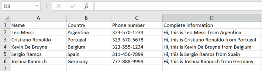 FlashFill_Example Combining data from multiple fields