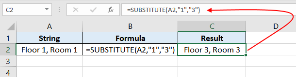 Excel-SUBSTITUTE-function-Example-01