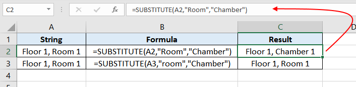 Excel-SUBSTITUTE-function-Example