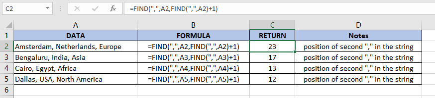 Find Function Example 4