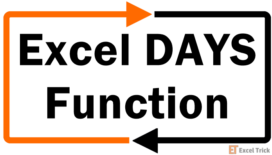 Excel DAYS-Function