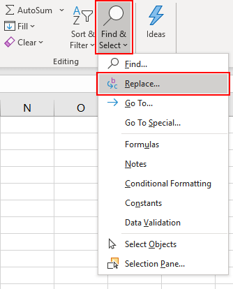 Find-And-Replace-Option-Excel-007