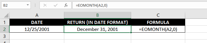 Getting the Last Day of the month in start_date
