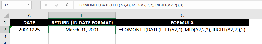 Using EOMONTH for Dates Stored as Text