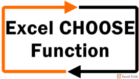 Excel CHOOSE Function