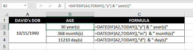 Calculate-Age-In-Excel-In-Years-Using-DATEDIF-01