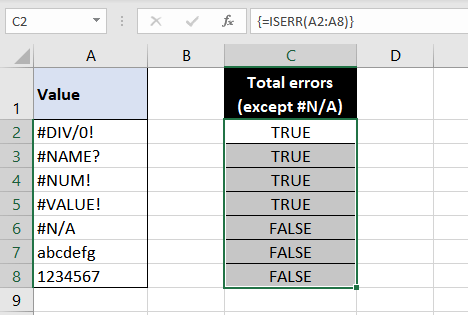 Excel-ISERR-Function-Example-05