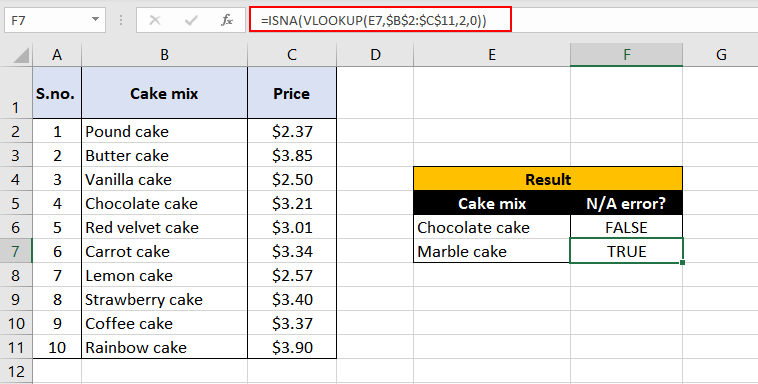 Excel-ISNA-Function-Example-03