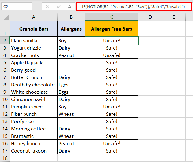 Excel-NOT-Function-Example-04