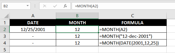 Excel-MONTH-Function-Example-01