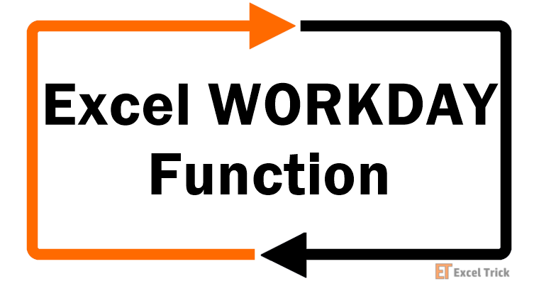 Excel WORKDAY -Function
