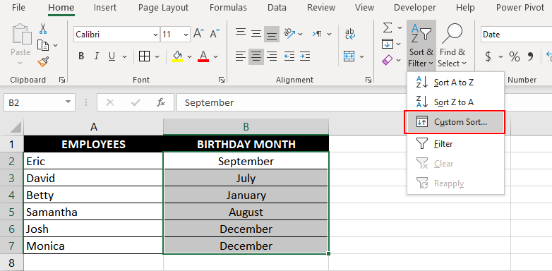 Sort-MonthNames-By-Custom-Sort-Excel-14