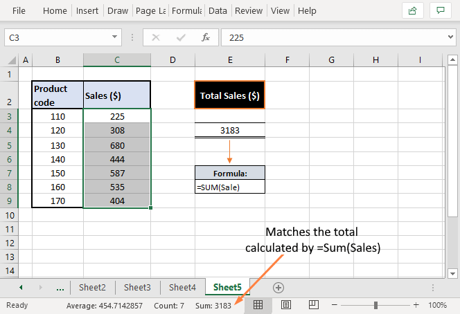 In "Refers to", feed the following formula