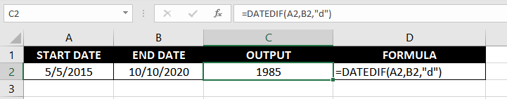 Excel-DATEDIF-Function-Example-01