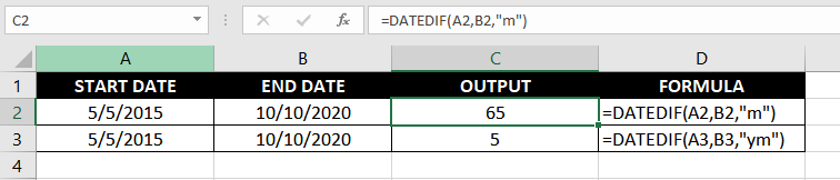 Excel-DATEDIF-Function-Example-03