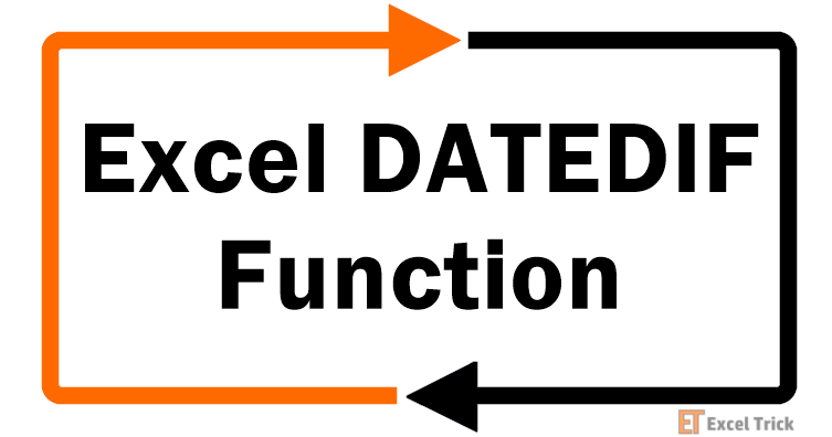 Excel DATEDIF Function
