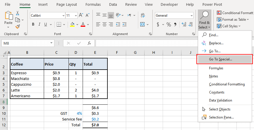 Go-To-Special-Option-In-Excel-11