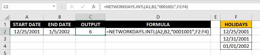 Excel-NETWORKDAYS.INTL-Function-Example-03