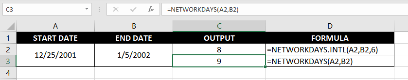 Excel-NETWORKDAYS.INTL-Function-VS-NETWORKDAYS-Function-05