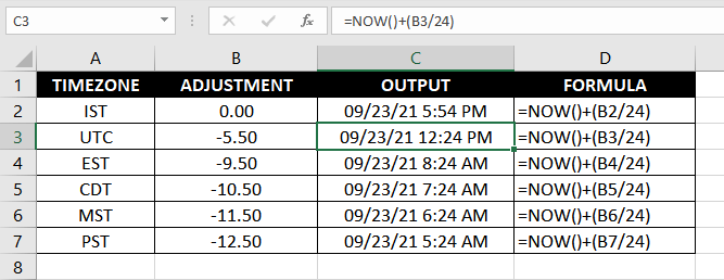 Excel-Now-Function-Example-04