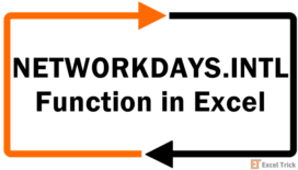 NETWORKDAYS.INTL Function in Excel