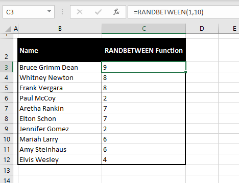 Randomize-List-In-Excel-Example-With-RANDBETWEEN-Function-09