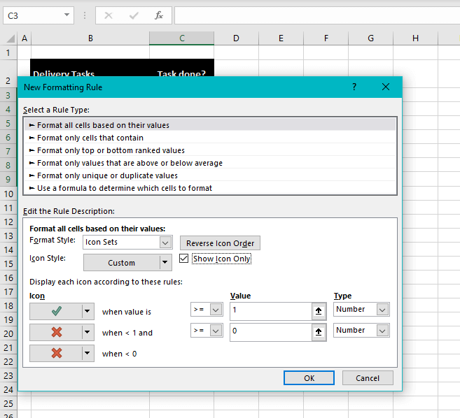 Insert-Checkmark-Using-Conditional-Formatting-24