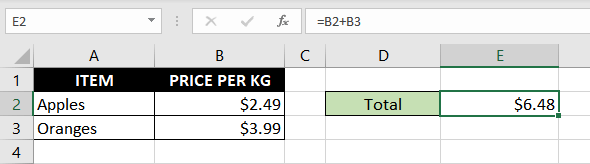 #Value!-Error-In-Excel-Example-02