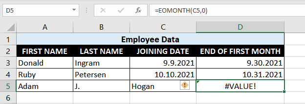 #Value!-Error-In-Excel-Example-06