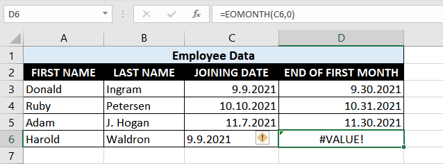 #Value!-Error-In-Excel-Example-08
