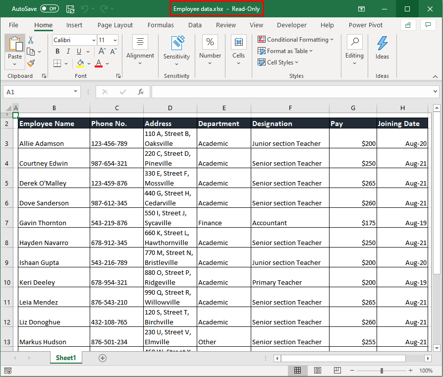 How To Open Excel In Read-Only Mode (3 Quick & Easy Ways)