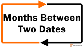 How To Calculate Months Between Two Dates In Excel