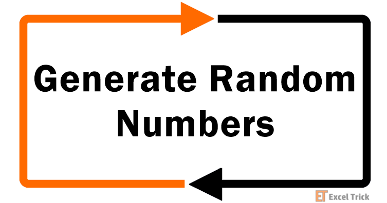  How To Generate Random Numbers In Excel