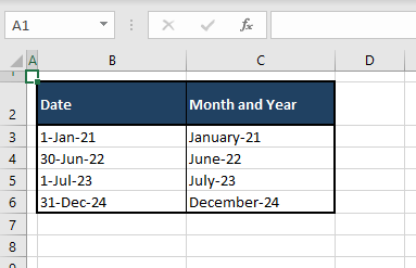 Using Date Formats