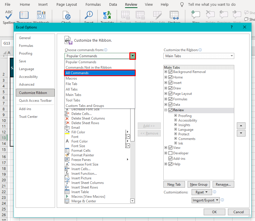 How to Turn Track Changes On In Excel