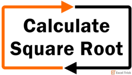 How to Calculate Square Root in Excel