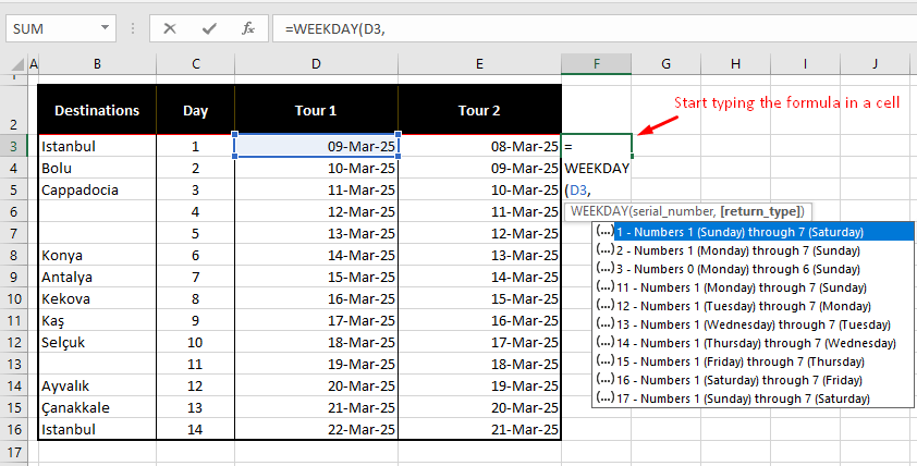 how-to-highlight-weekends-in-excel-in-3-easy-ways