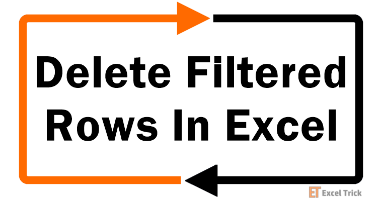 kollidere Aske direkte How to Delete Filtered Rows in Excel (5 Easy Ways)