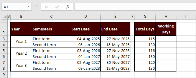 How to Calculate Business Days in Excel