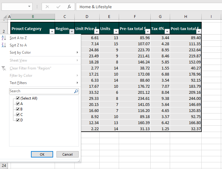 Deleting Visible Filtered Rows