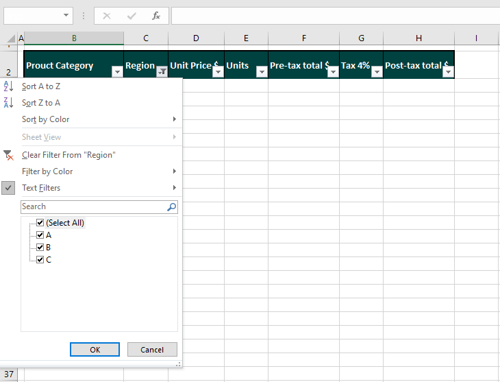 Deleting Visible Filtered Rows