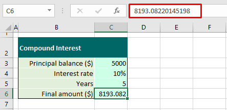Why does Excel Round Off Numbers