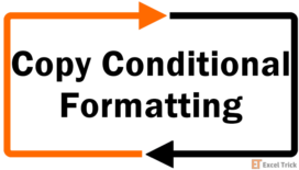 Copy Conditional Formatting in Excel