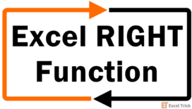 Excel RIGHT Function
