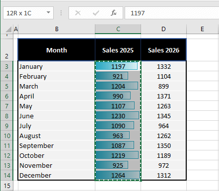 Using Paste Special to copy conditional formatting
