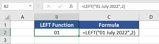 LEFT Function with Dates