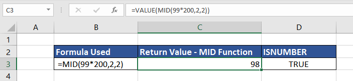 Forcing MID Function to Return Numbers