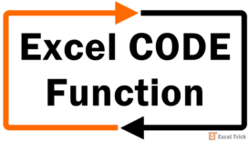 Excel CODE Function